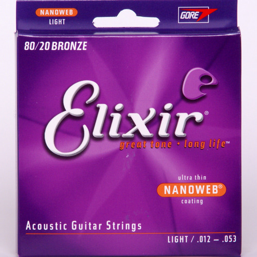 Elixir Acoustic NANOWEB Lihgt(012-053) String